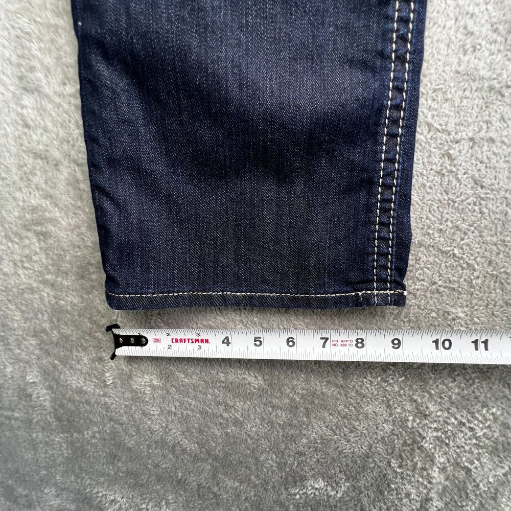 Rock Revival Sasha Jeans Womens 32 Blue Denim Stretch Curvy Fit Bootcut Leg - Picture 8 of 9